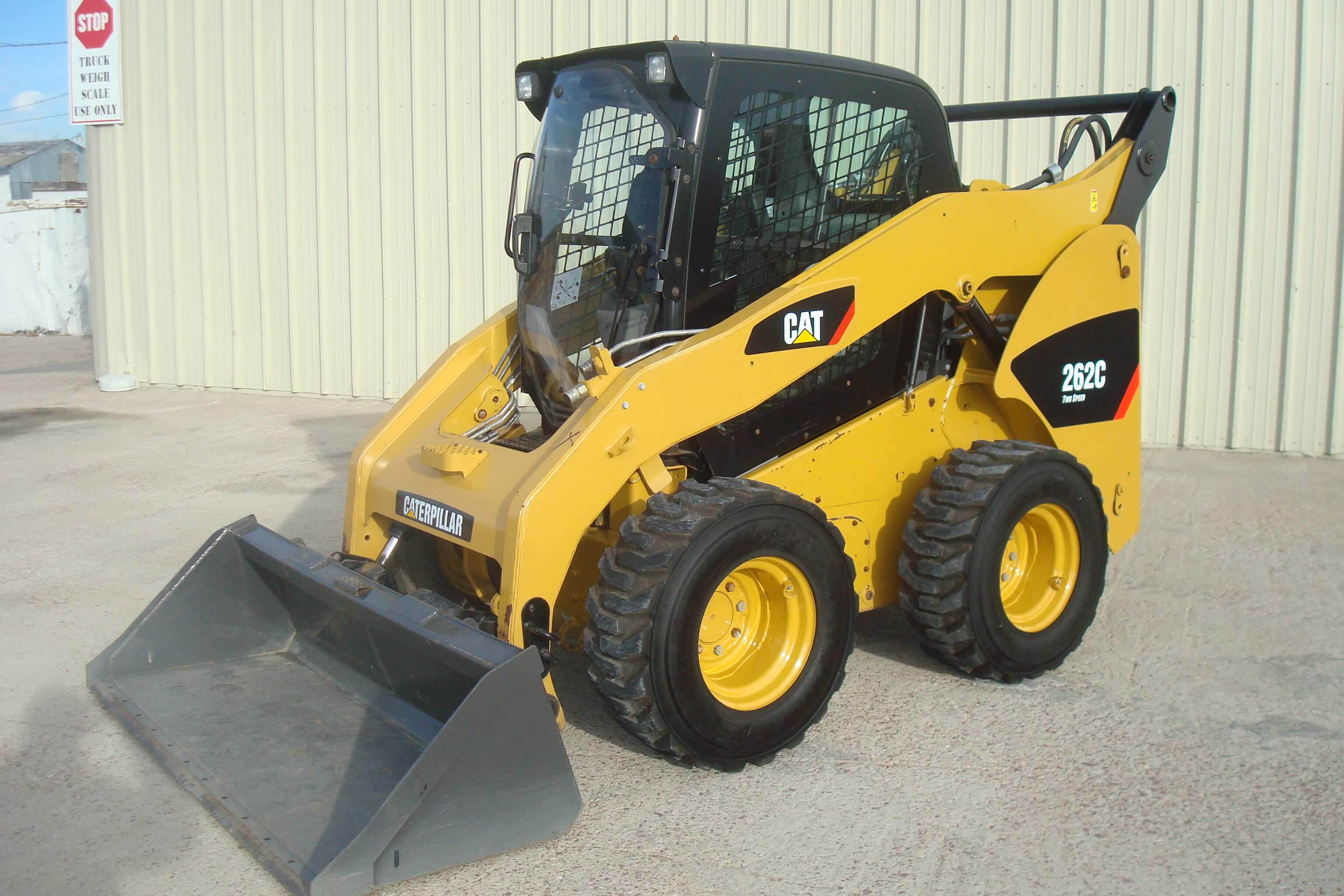 Yellow Caterpillar Machinery